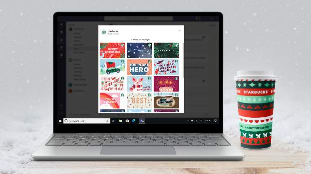Treat your coworker to a cup of coffee with Microsoft Teams, Starbucks this holiday season and beyond
