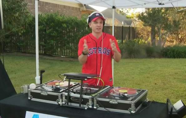 Longtime Houston DJ hypes up fans inside Minute Maid Park during postseason games