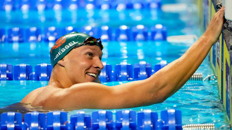 Caeleb Dressel scares own world record, continues path to historic Games