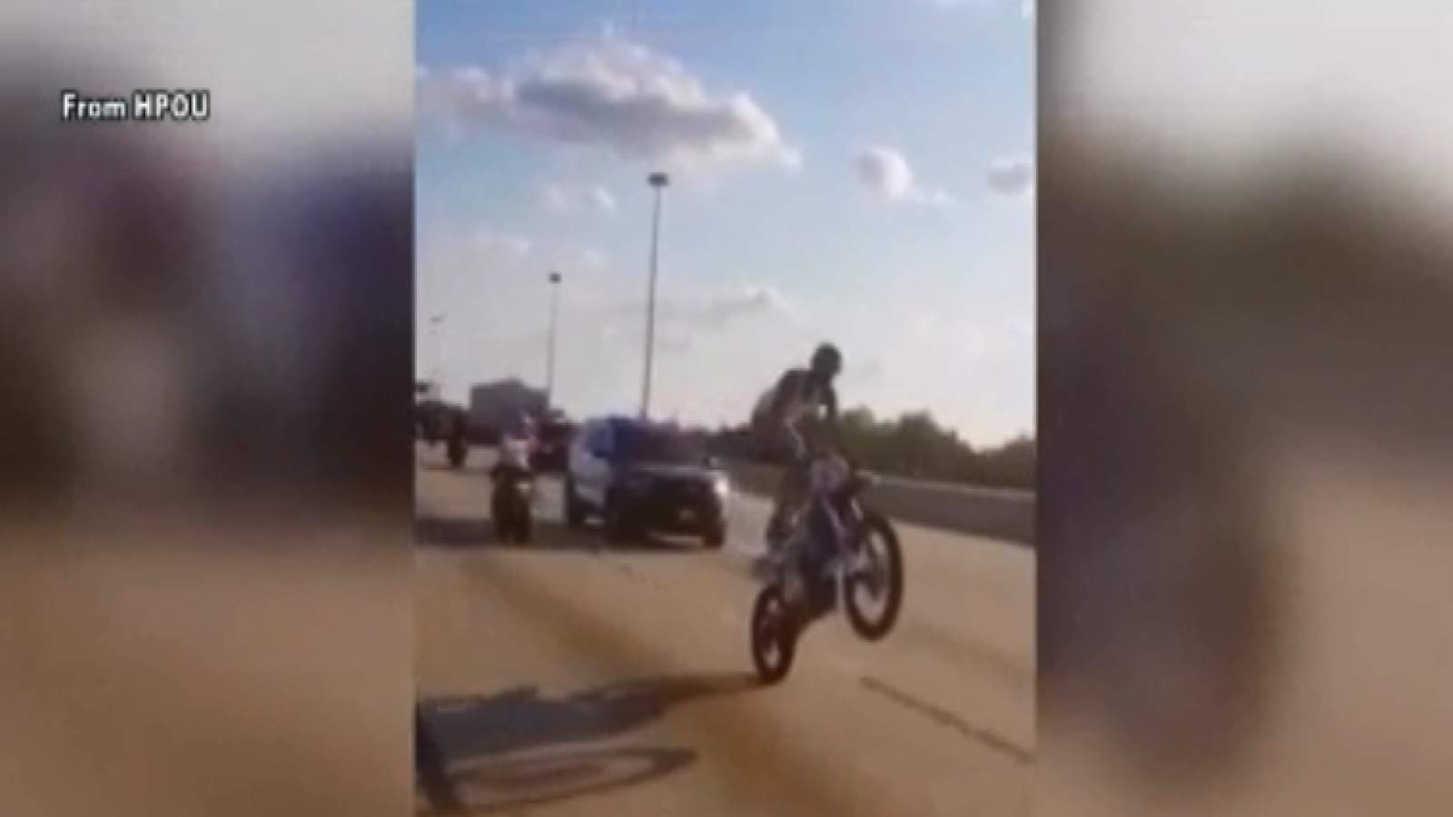 Houston police search for motorcycle riders seen in viral video appearing to taunt officers