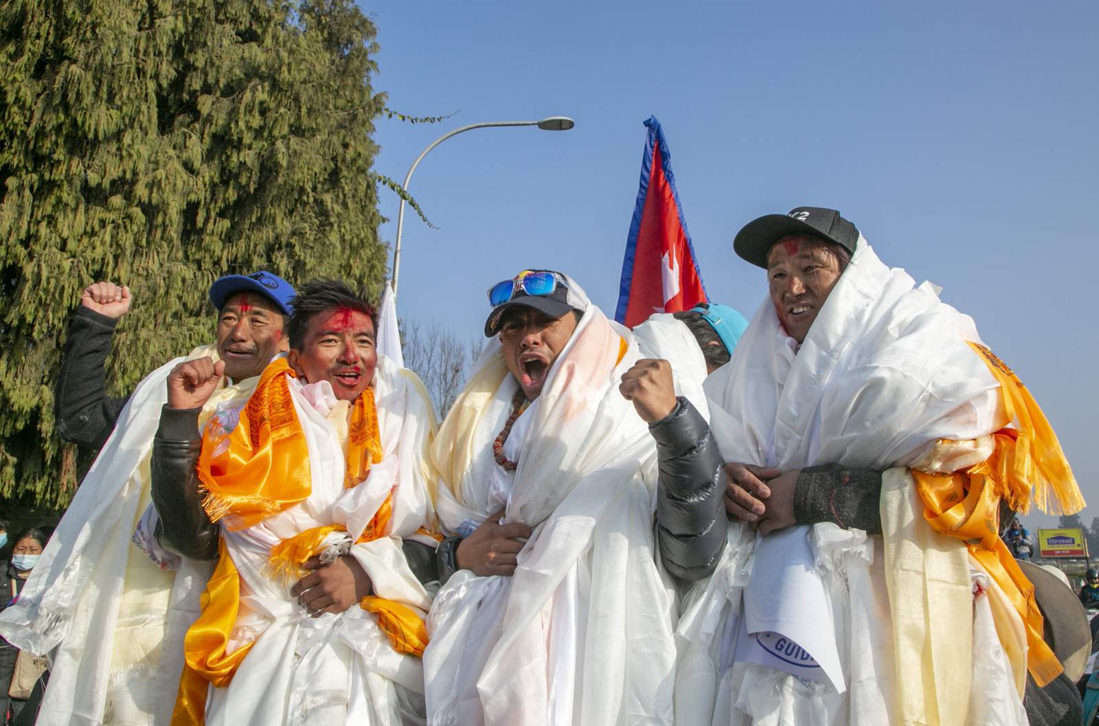 Nepal team that scaled K2 receive hero's welcome back home