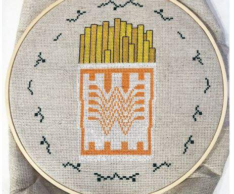 Whataburger releases cross-stitch pattern for those “sew”-hungry fans