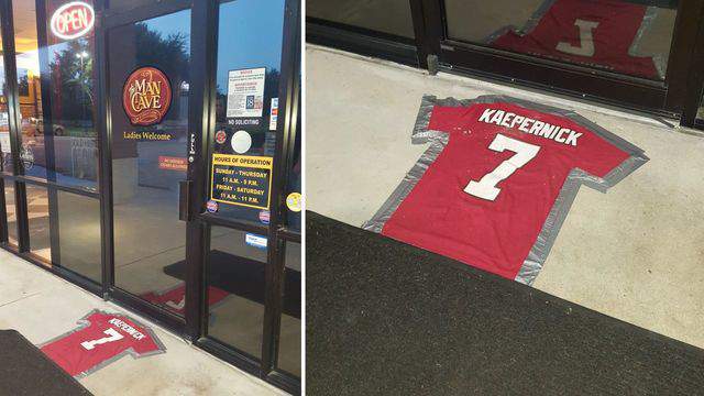 Cigar lounge uses Colin Kaepernick
