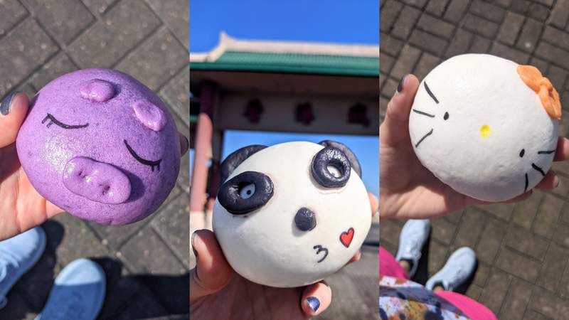 Adora-bao! These steamed buns from the Hong Kong City Mall are almost too cute to eat