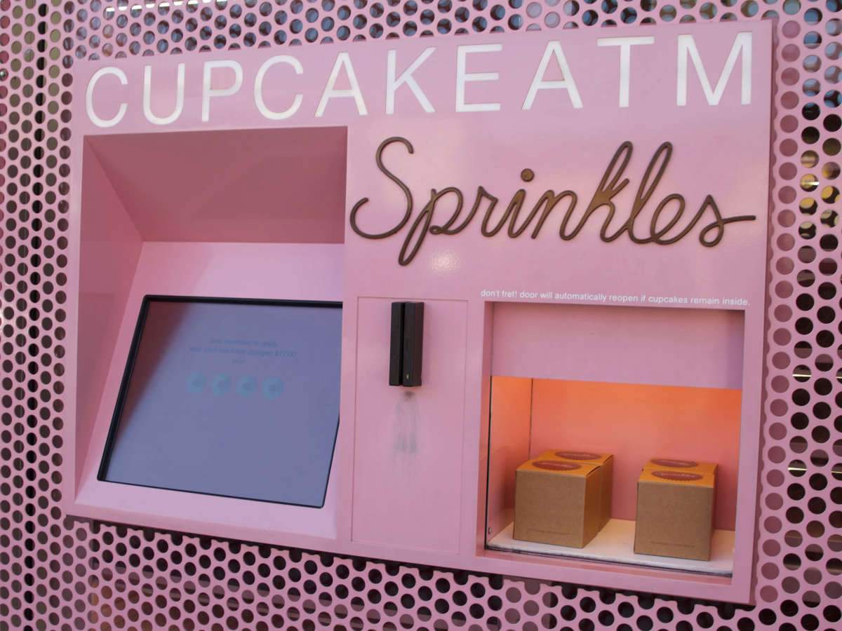 Check out this cupcake shop in Houston where you can order sweets from an ATM machine