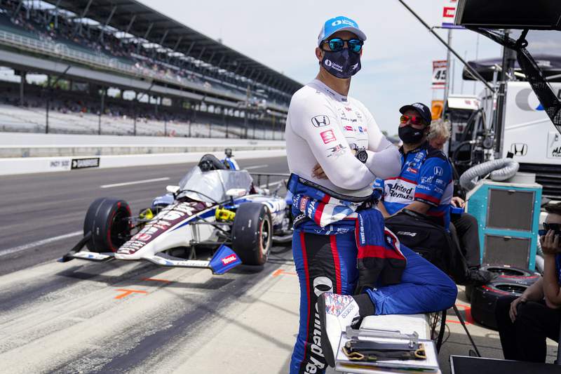 All for the Gram: Rahal cars briefly idled after photo shoot
