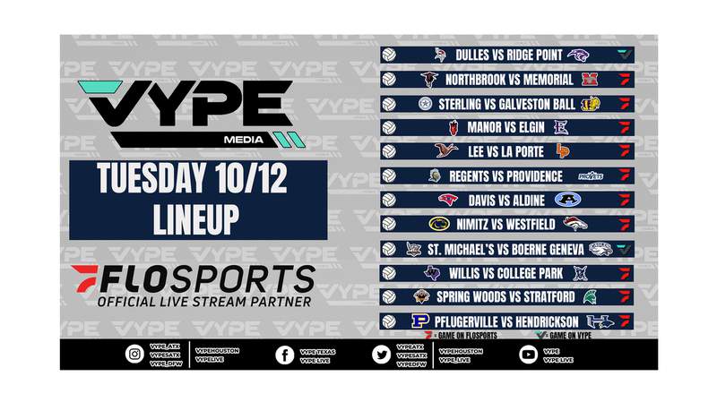 VYPE Live Lineup - Tuesday 10/12/21