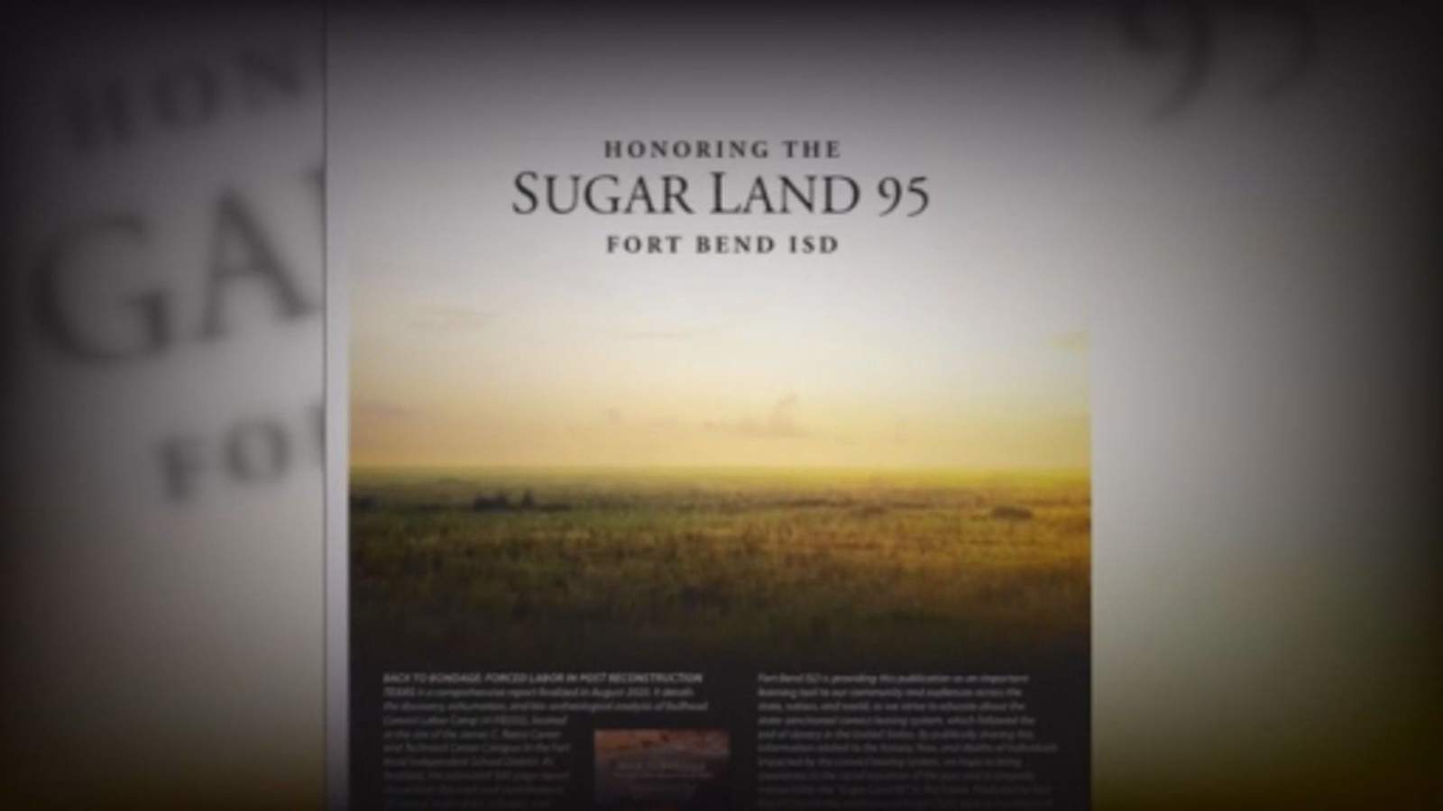3 years after discovery of Sugar Land 95, debate on how best to tell their story continues