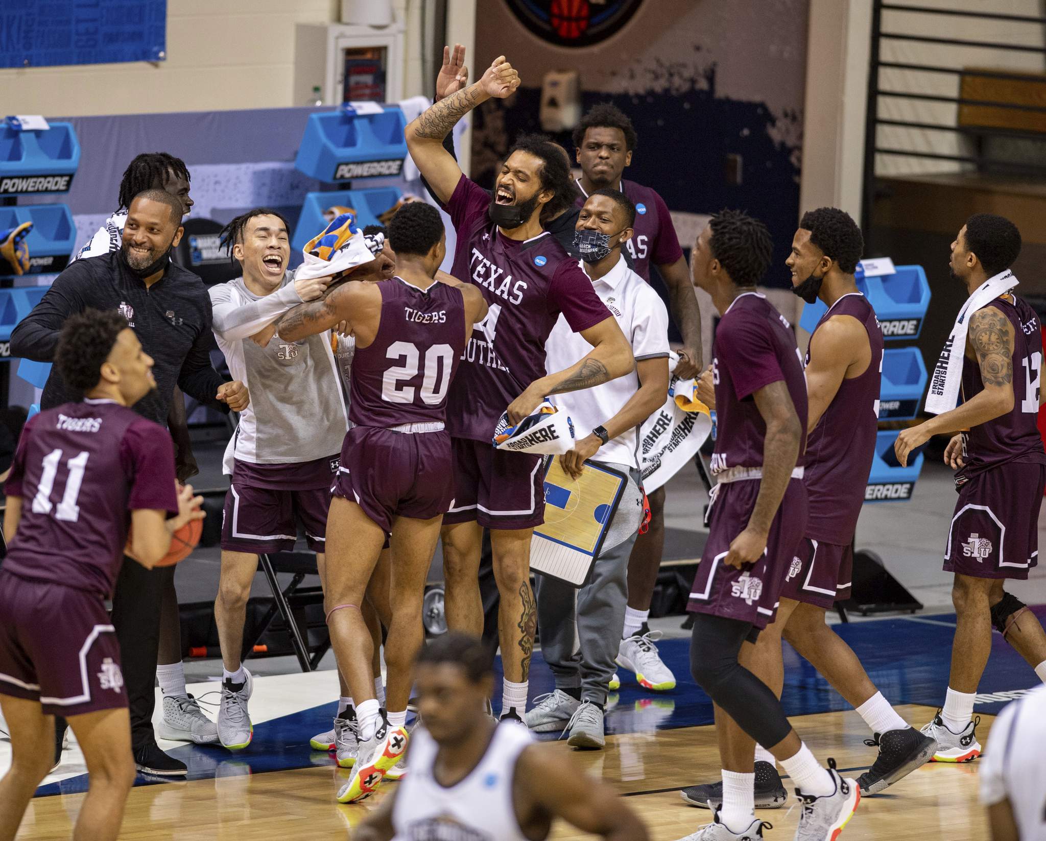 Texas Southern beats Mount St. Mary's 60-52 in NCAA opener