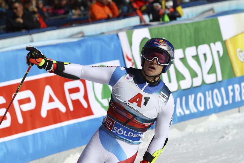 Austrian skier Leitinger takes surprise lead in WCup opener