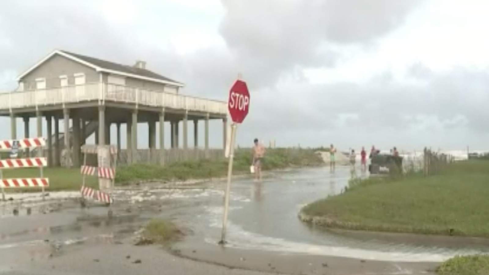 ‘We got to go home.' Tropical Storm Hanna impacting local beaches