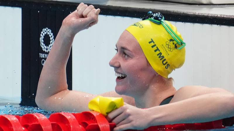 Ariarne Titmus swipes second gold of Tokyo Games, Ledecky fifth