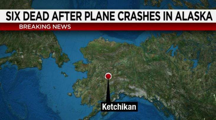 Coast Guard: 6 dead in Alaska sightseeing plane crash