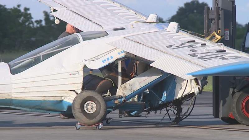 Husband killed, wife injured after plane crash at Pearland Regional Airport, DPS confirms