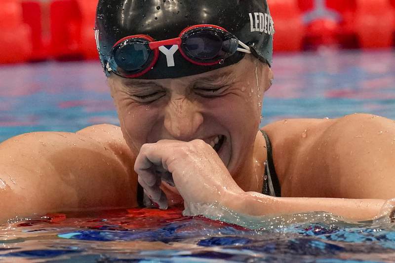 ‘Just proud’: Ledecky finally wins gold at Tokyo Olympics