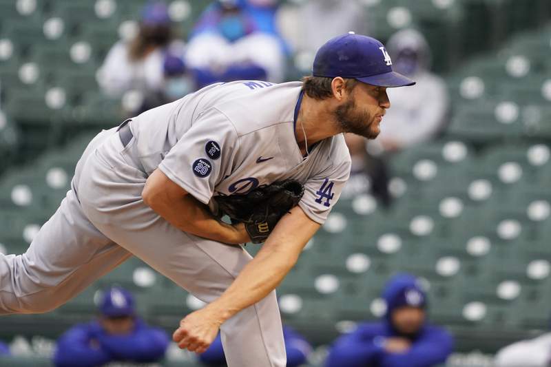 Kershaw goes 1 inning in DH opener, Dodgers swept by Cubs