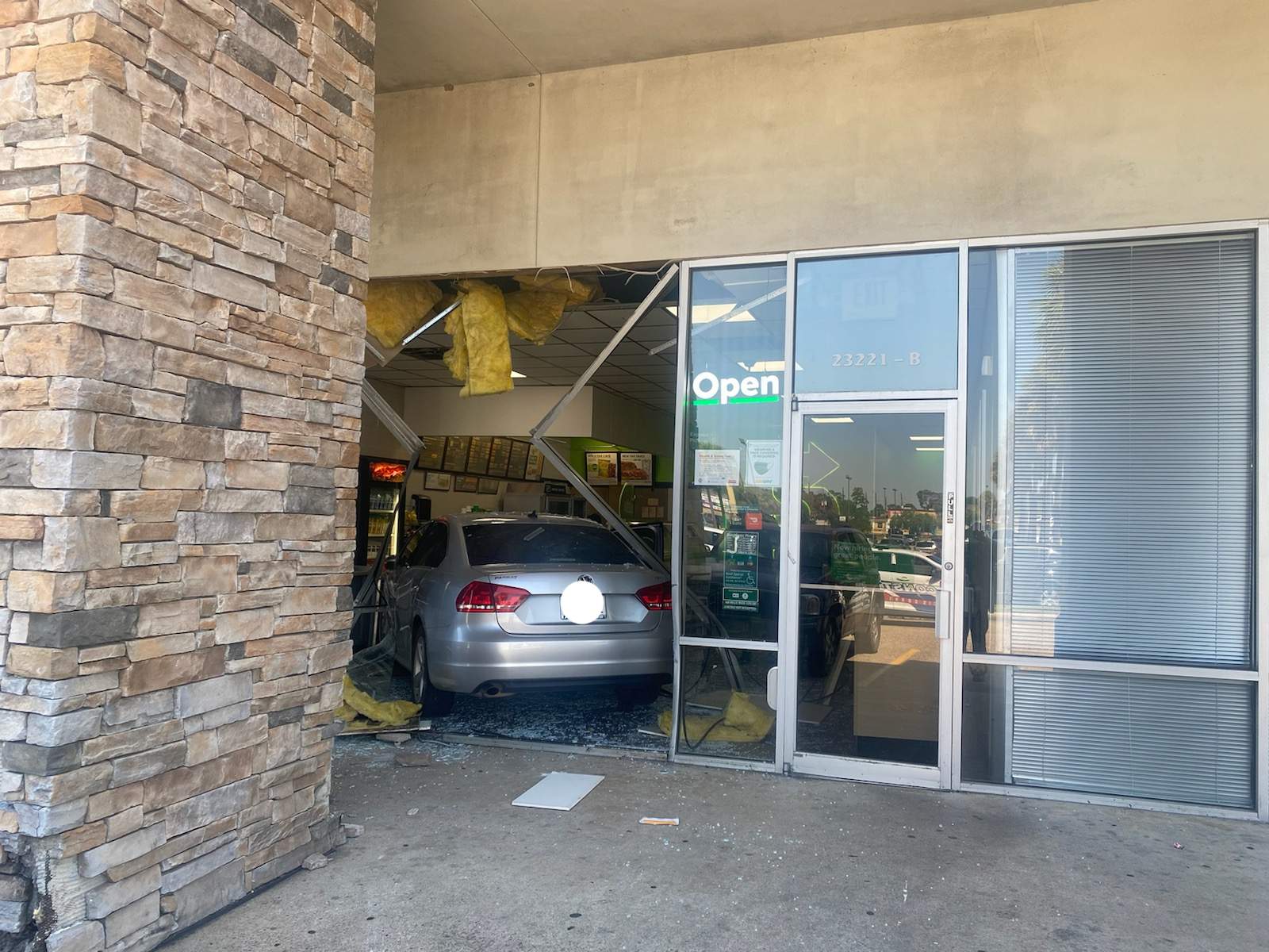 Vehicle crashes into Subway restaurant in Spring; No injuries reported