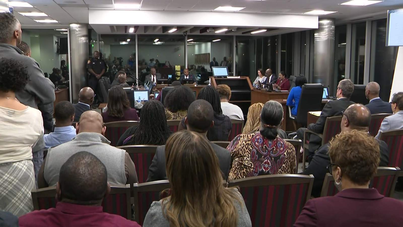 Crowd outraged after TSU Board of Regents votes 6-1 to fire President Austin Lane