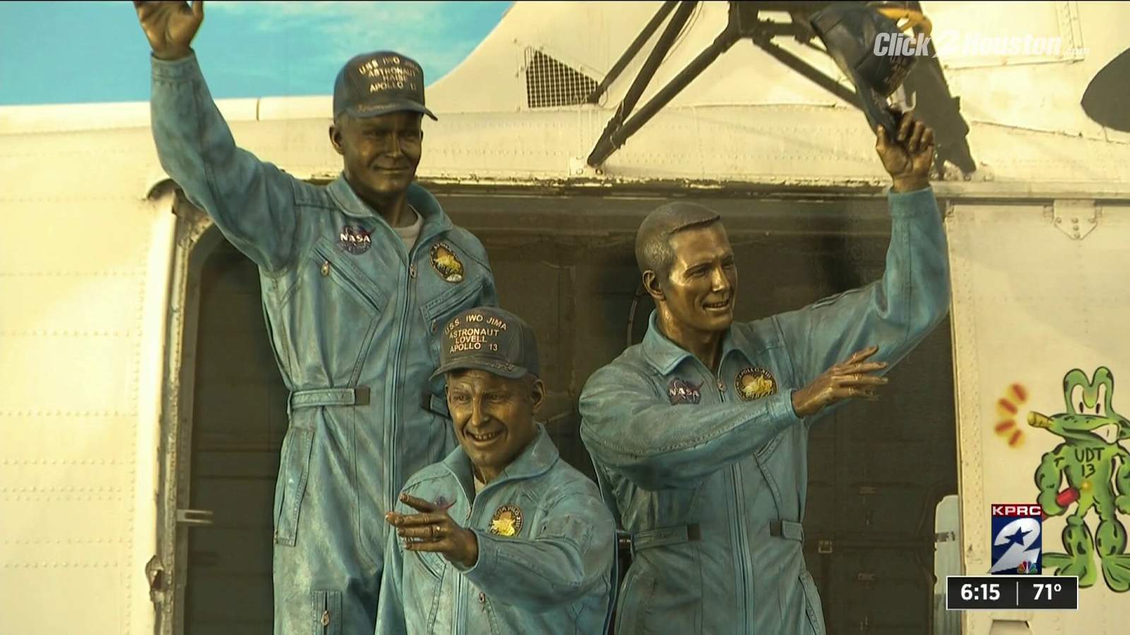 Behind the scenes: The making of Space Center Houston’s Apollo 13 bronze statue