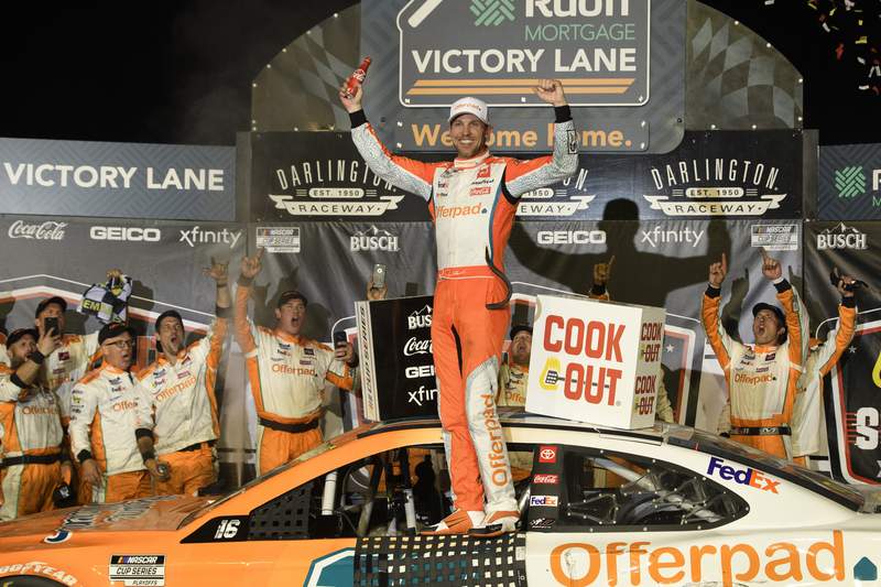 Denny Hamlin wins Southern 500 to open NASCAR Cup playoffs