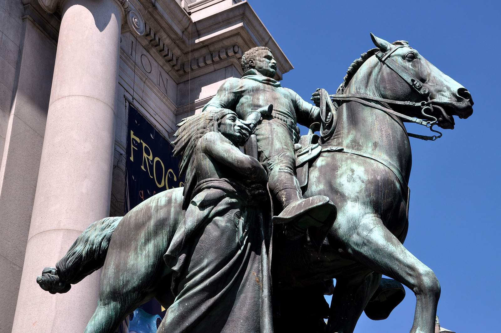 Theodore Roosevelt statue will be removed from the front steps of the Museum of Natural History