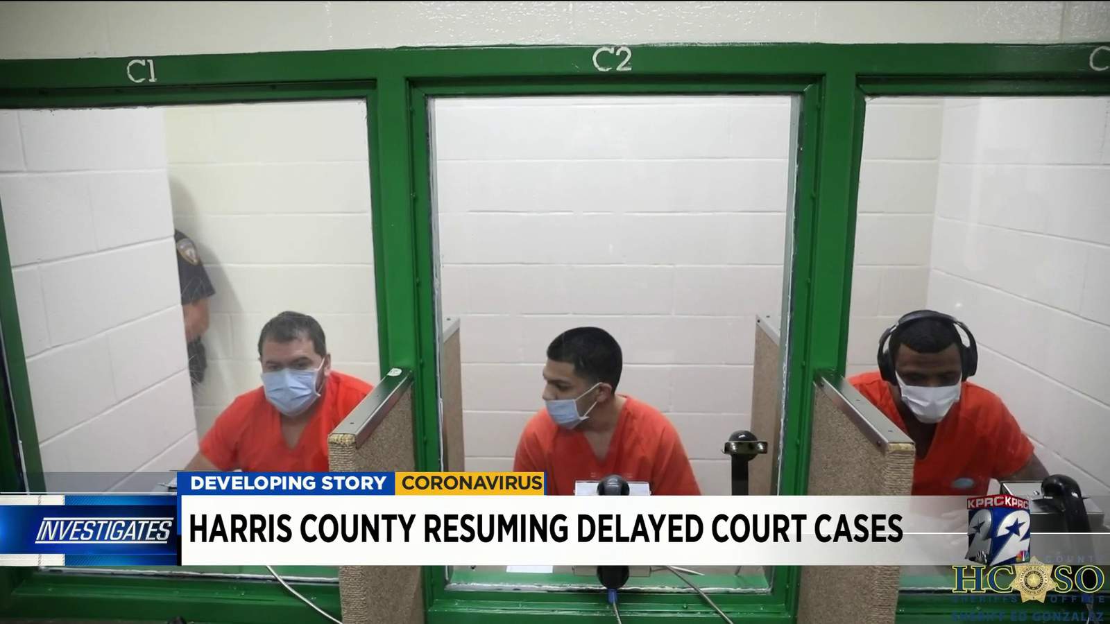 Harris County continues to grapple with a huge backlog of criminal cases