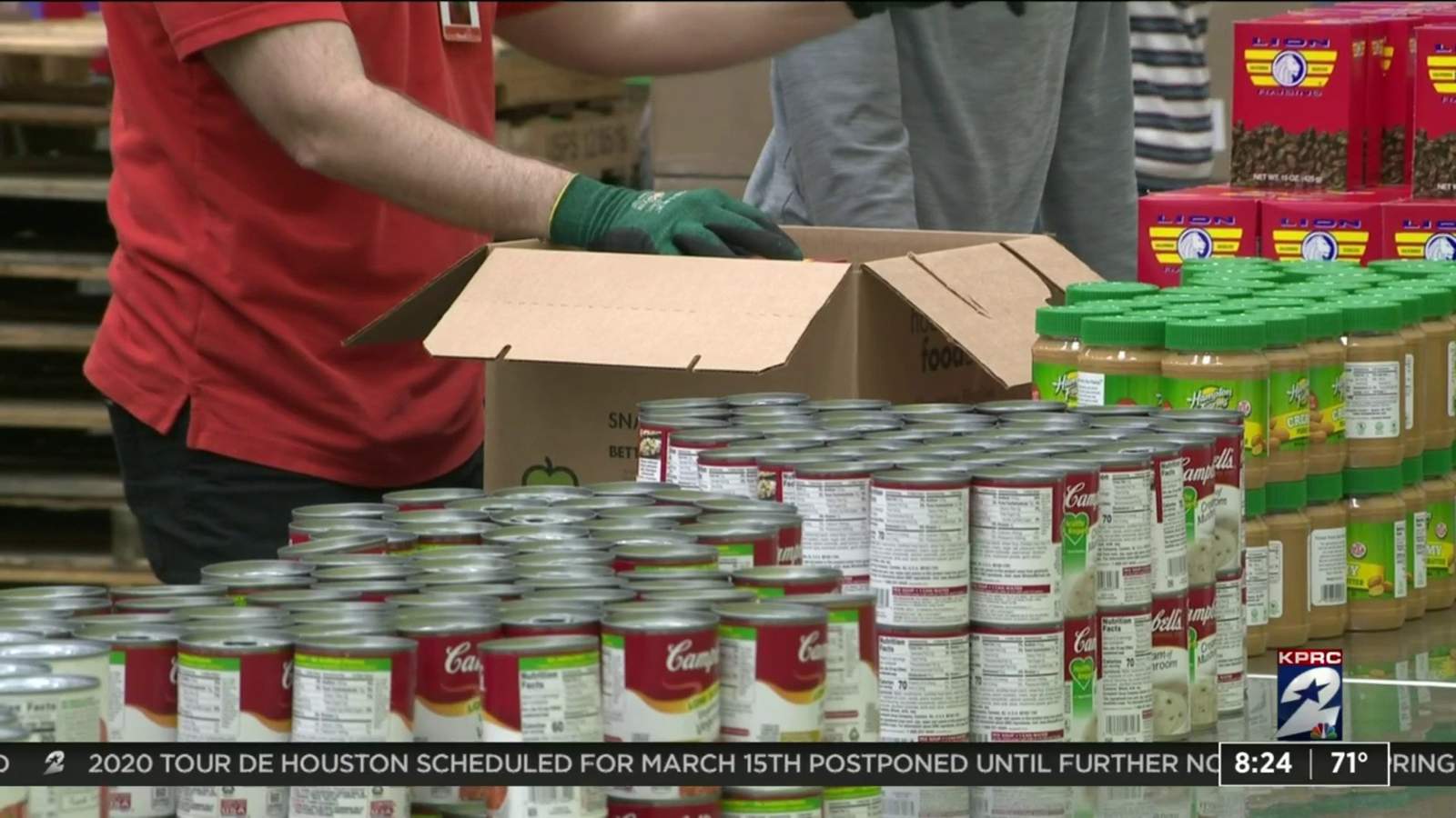 Houston Food Bank continues to operate with greater demand amid stay home order, coronavirus spread