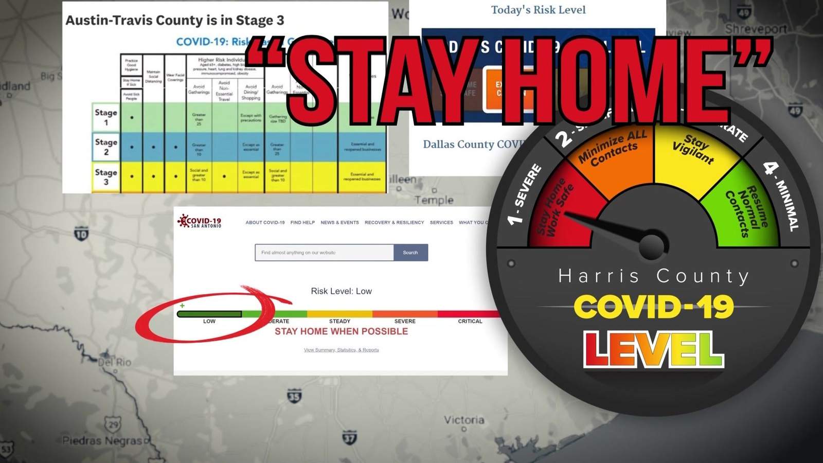 Why is Harris County COVID-19 threat still at RED despite low cases, positivity rate, hospitalizations? - KPRC Click2Houston