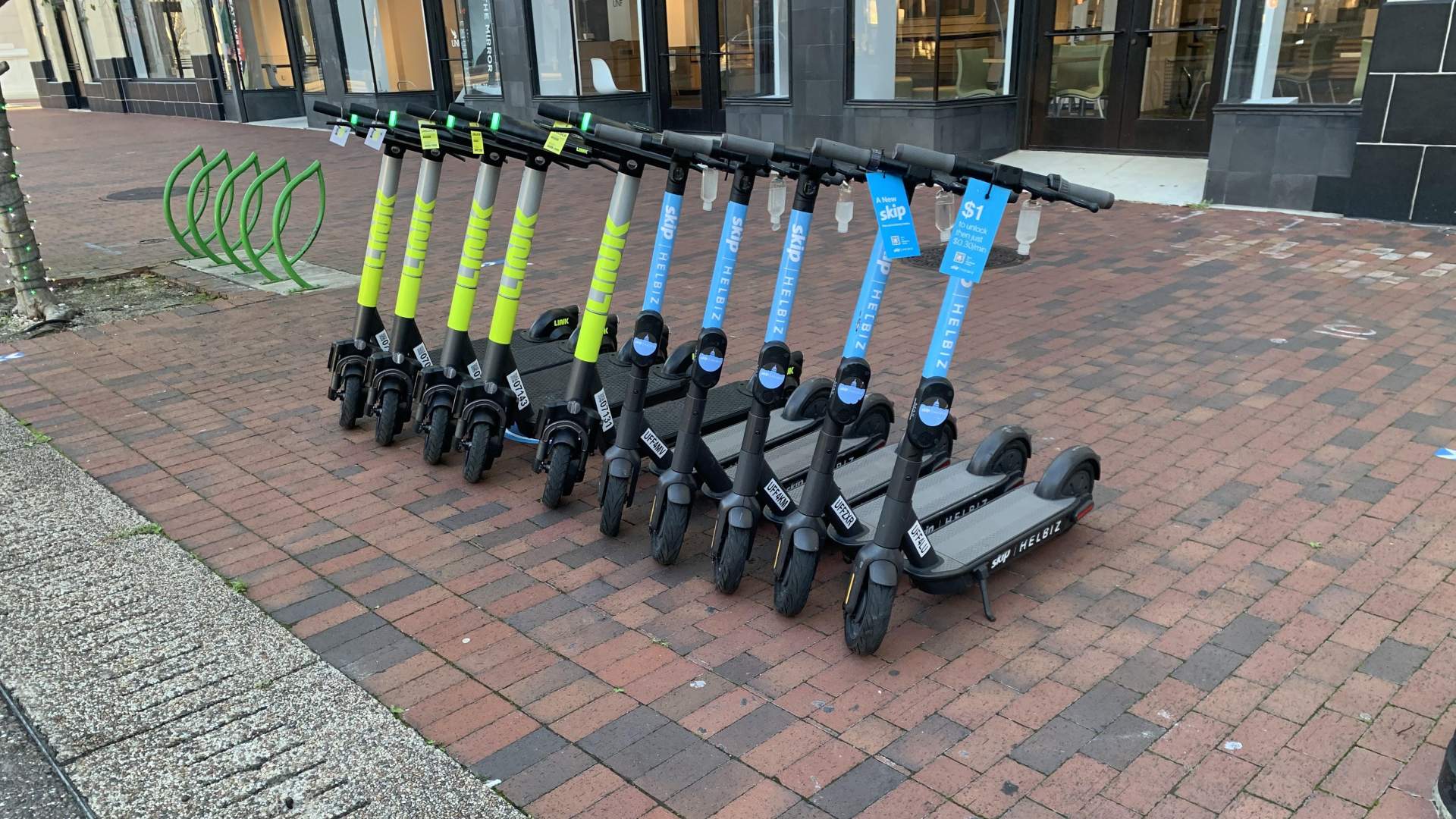 Electronic scooters could soon be banned from Houston sidewalks