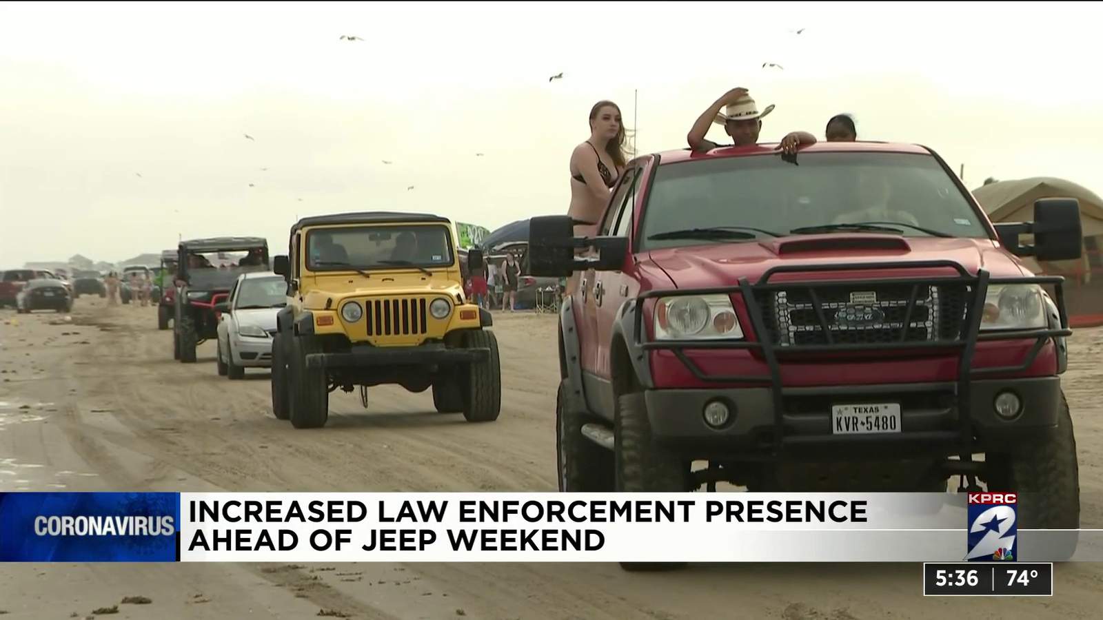 Nearly 50 people arrested Friday during Jeep Weekend on Bolivar Peninsula