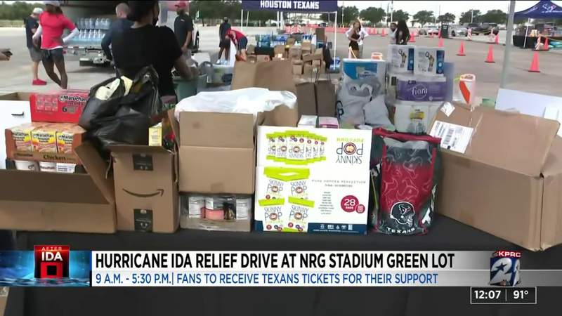 Houston Texans defensive back Justin Reid helps organize drive to benefit Hurricane Ida victims