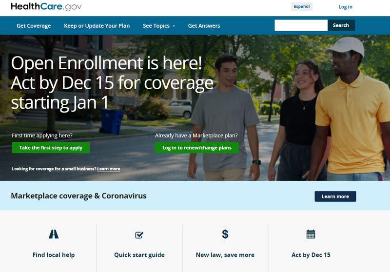 ​ACA open enrollment for 2022 extends to Jan. 15