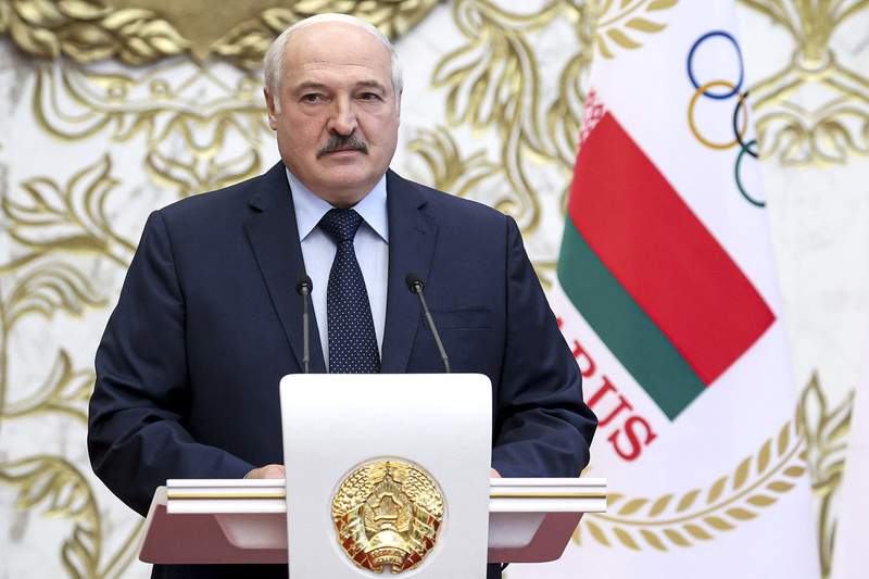 Belarus leader vows to keep up raids of NGOs, media outlets