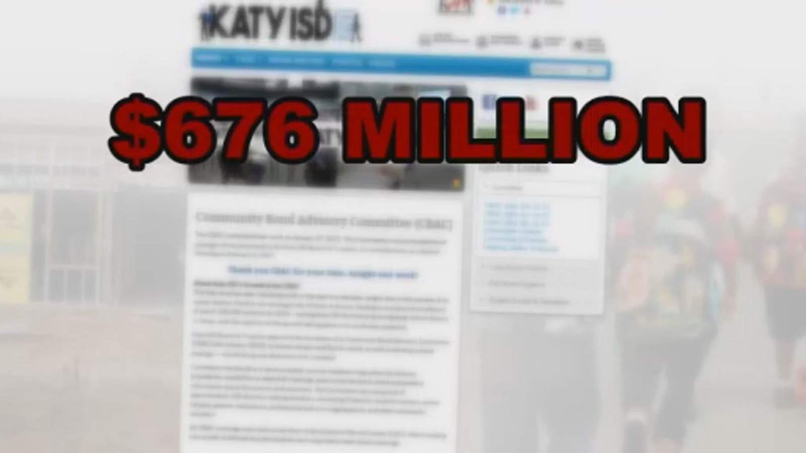 Voters in Katy ISD will vote on $676 million 2021 bond package in May