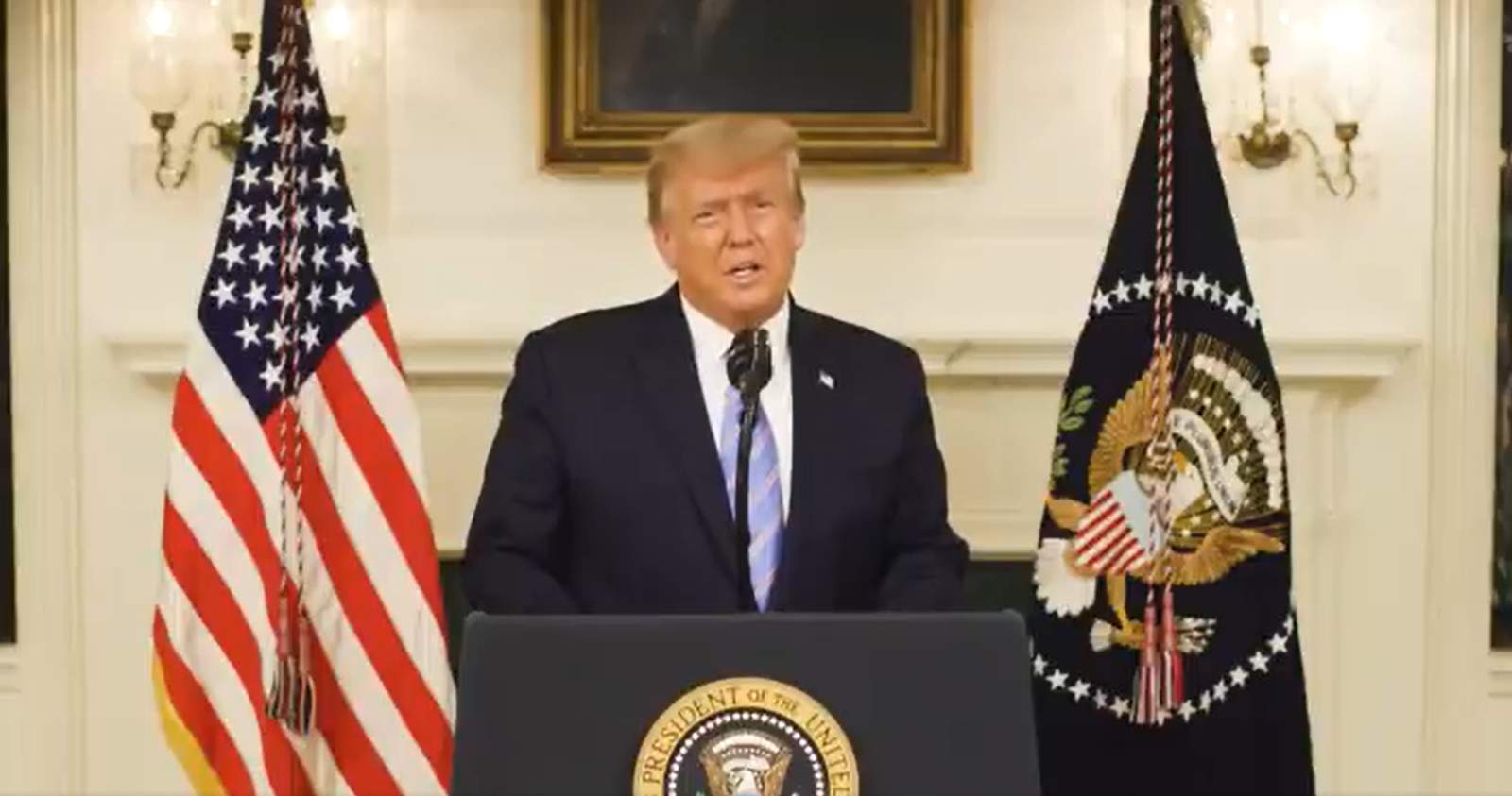 President Trump condemns supporters who rioted at Capitol, concedes to Biden in new video