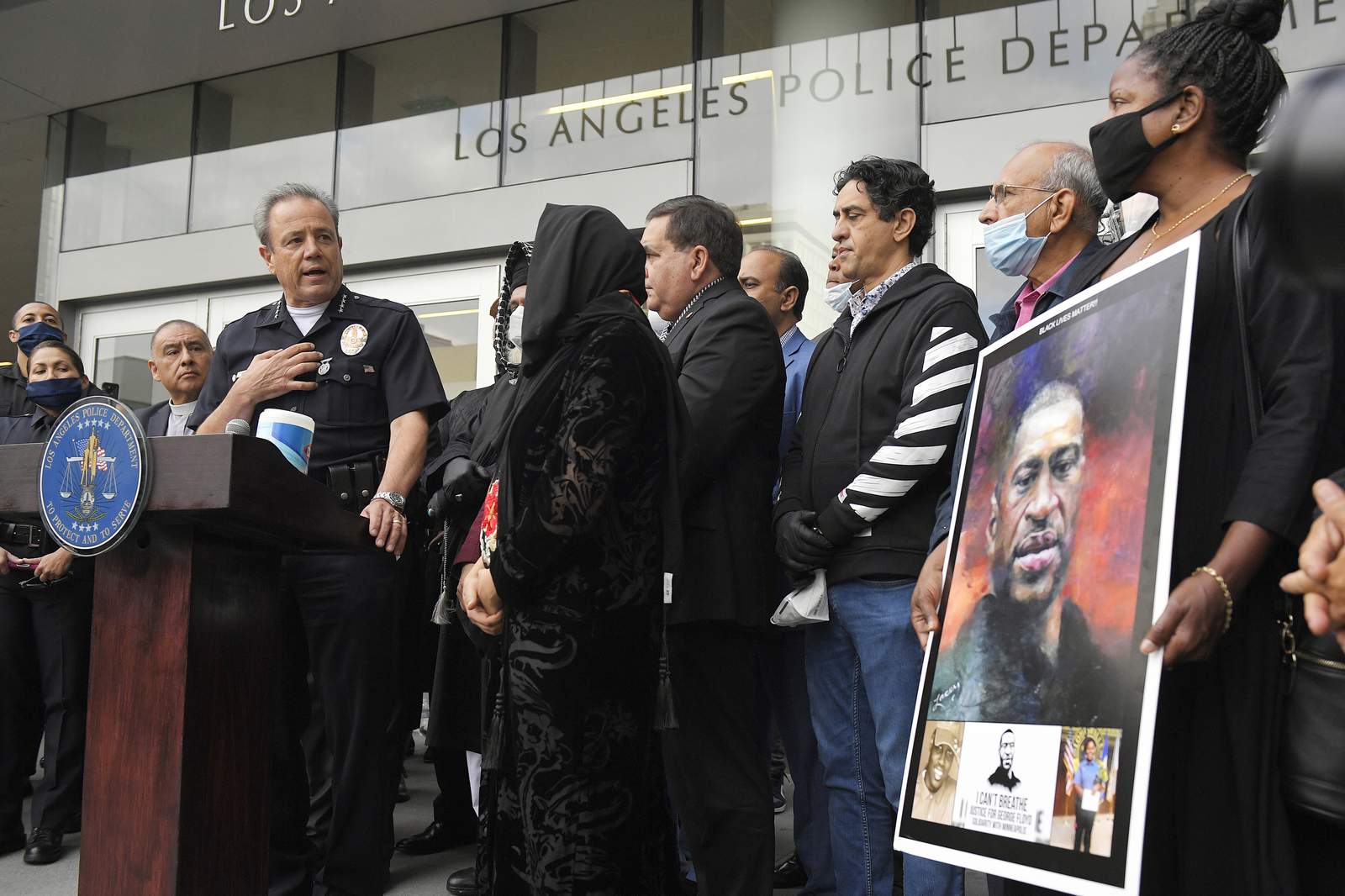 LAPD, police union outraged by report of Floyd 'Valentine'