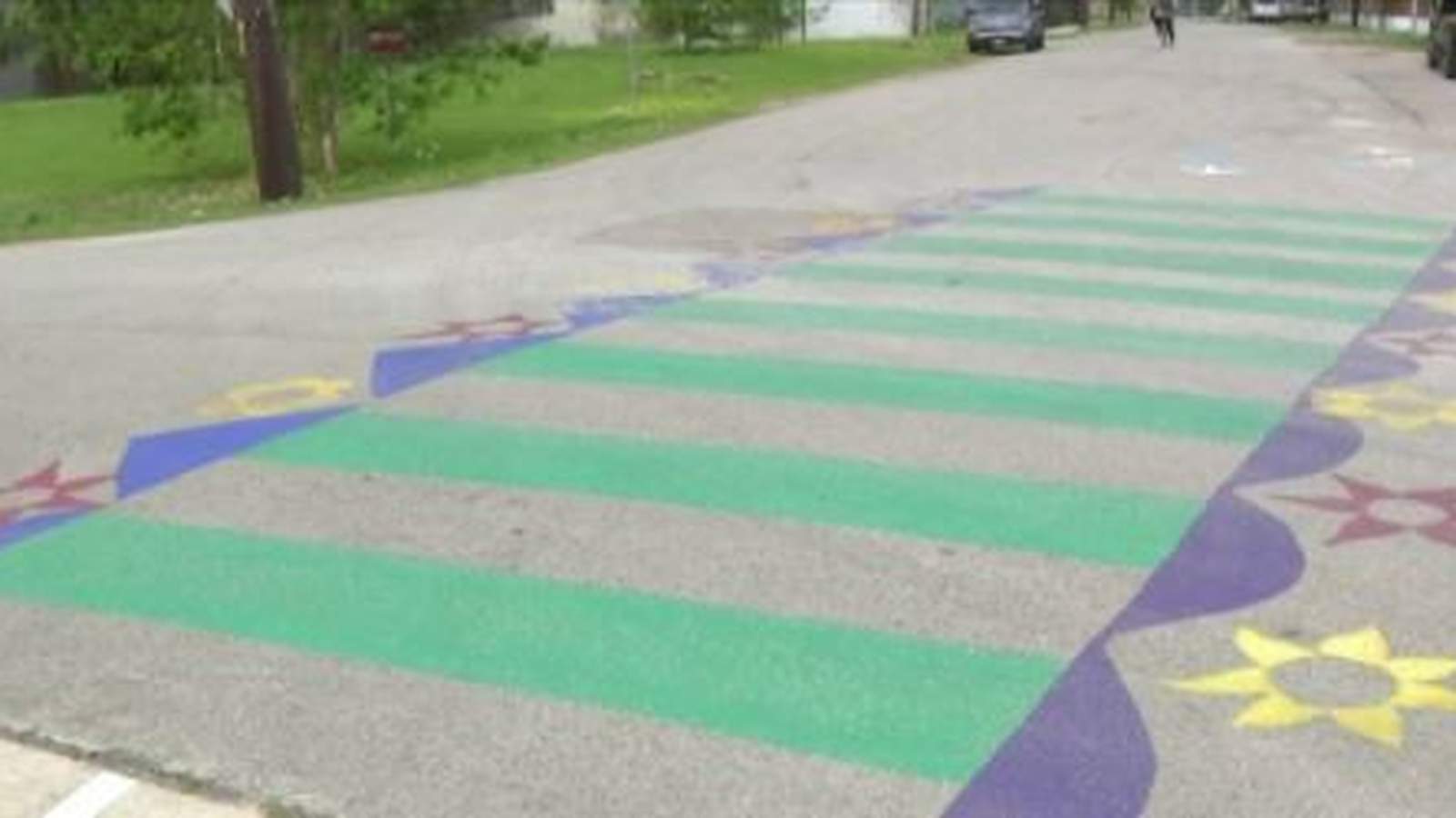 Cyclists using paintbrushes to make their voices heard