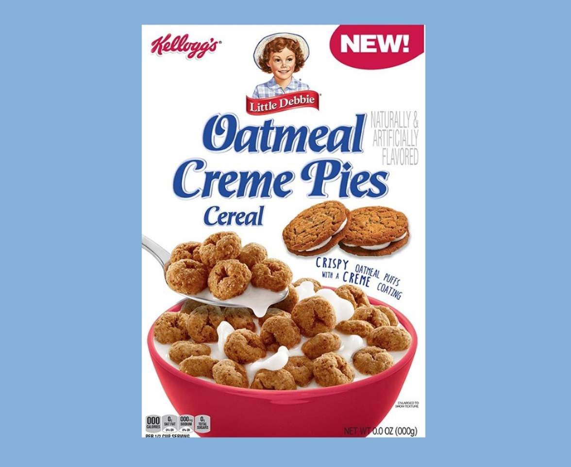 Little Debbie, Kelloggs collaborate on Oatmeal Creme Pie cereal