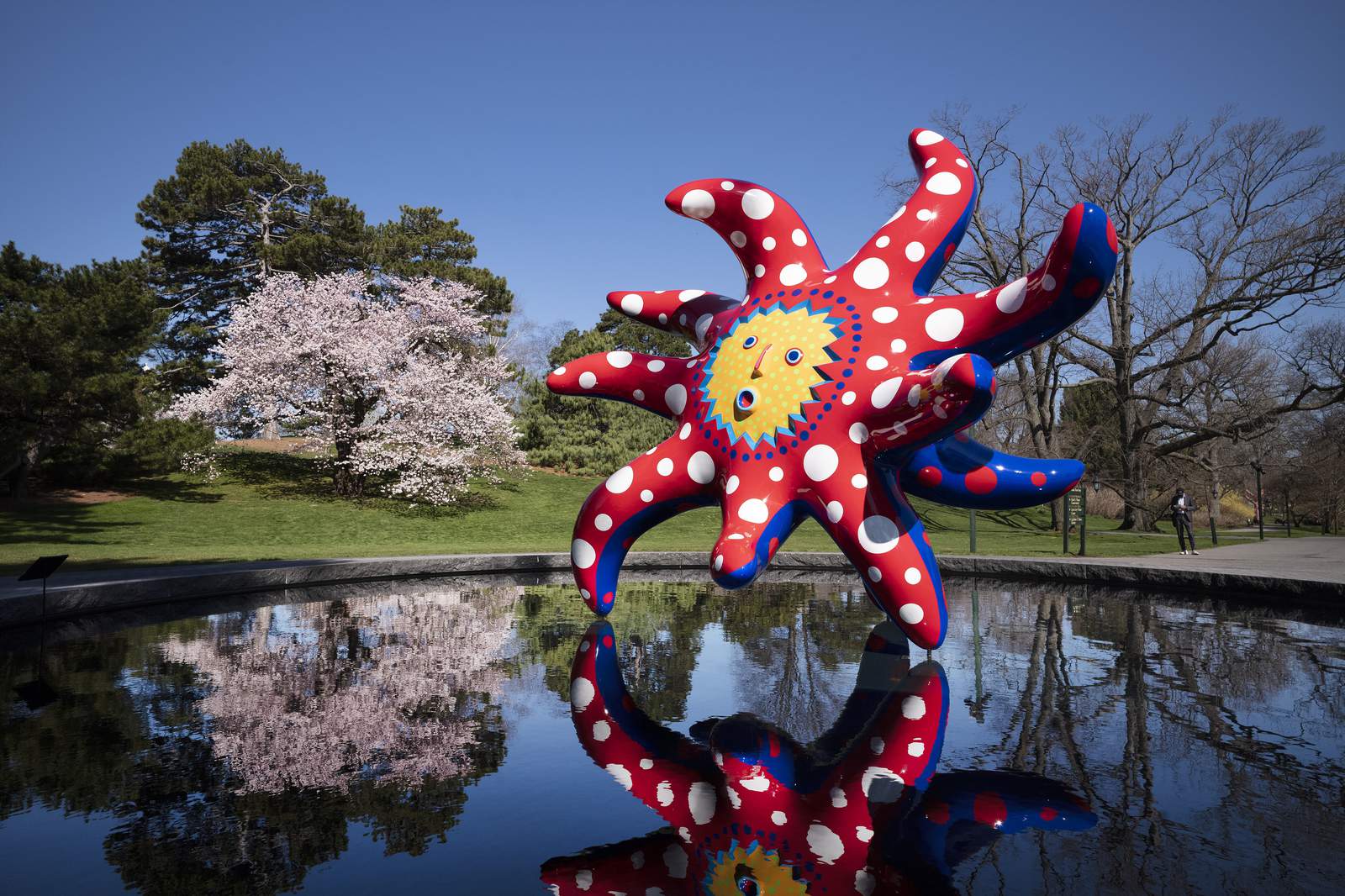 Artist gives nature a `cosmic' twist in big NY garden show
