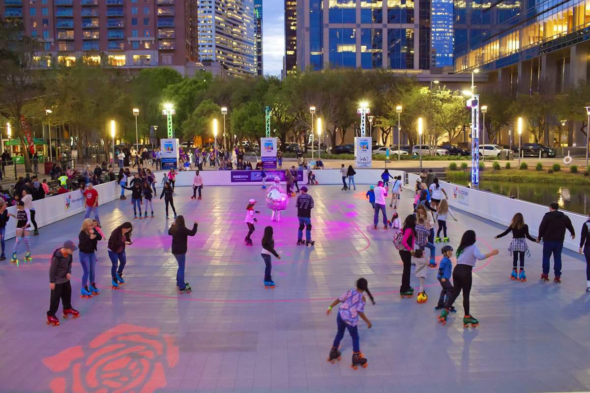 Discovery Green To Roll Out Nightly Rollerskating Rink Starting