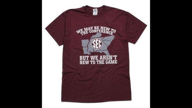 Texas A&M recalling SEC shirts