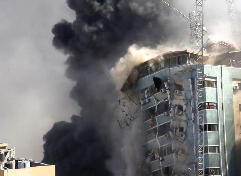 ‘Shocking and horrifying’: Israel destroys AP office in Gaza