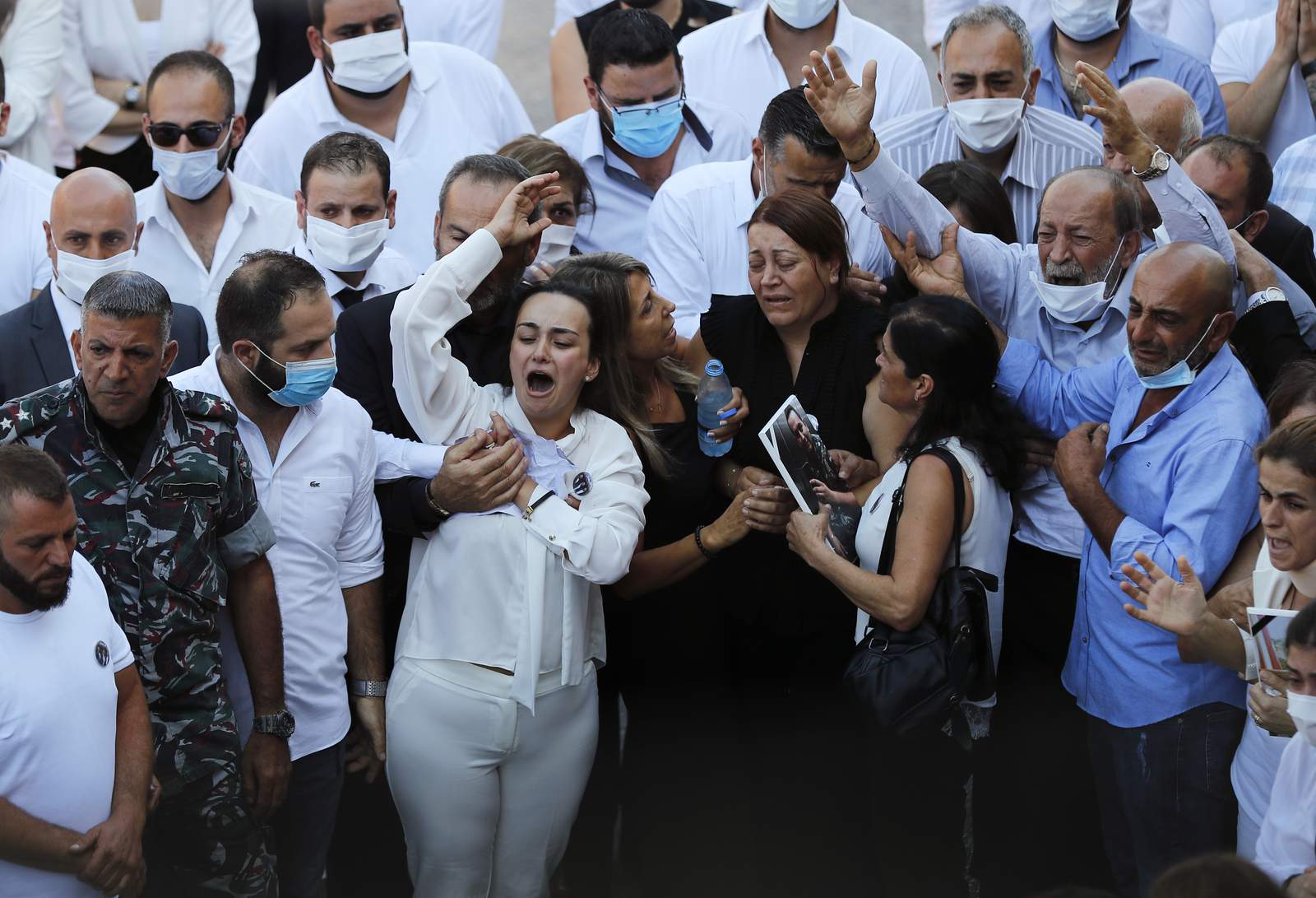 Sharp rise in virus cases in Lebanon after deadly port blast