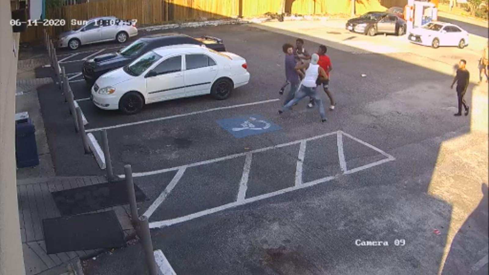 VIDEO: Man brutally attacked, taunted by group outside local gas station