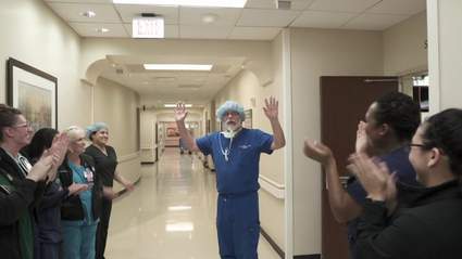 After Delivering 9 000 Babies Doctor Delivers Final Baby From Childrens Memorial Hermann Hospital