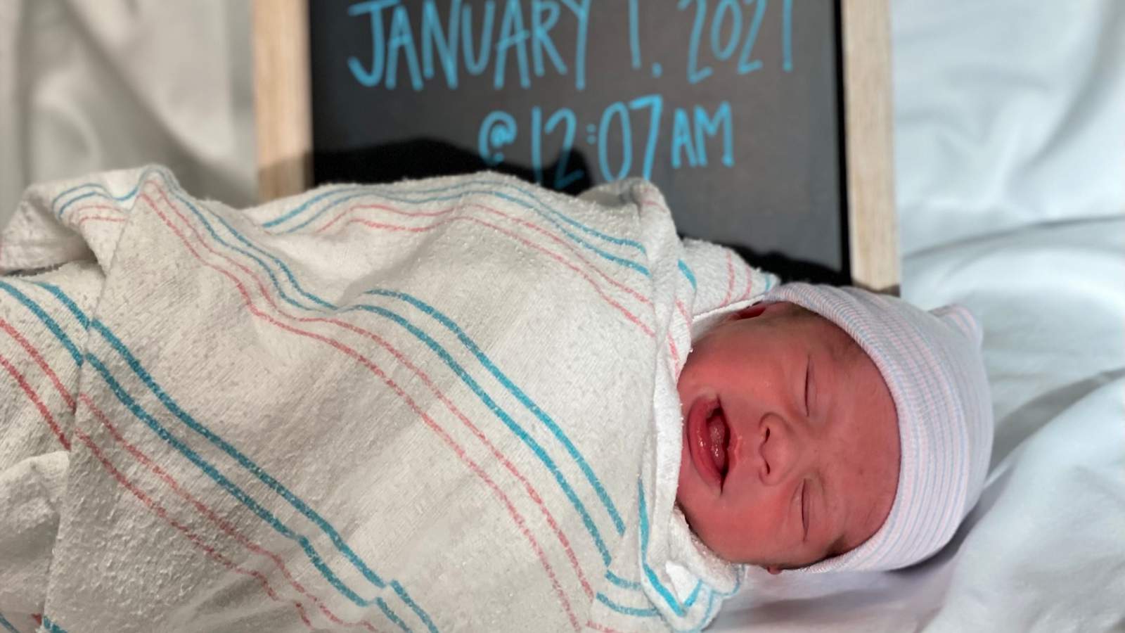 Minutes after midnight, Houston welcomes one of 2021’s first babies