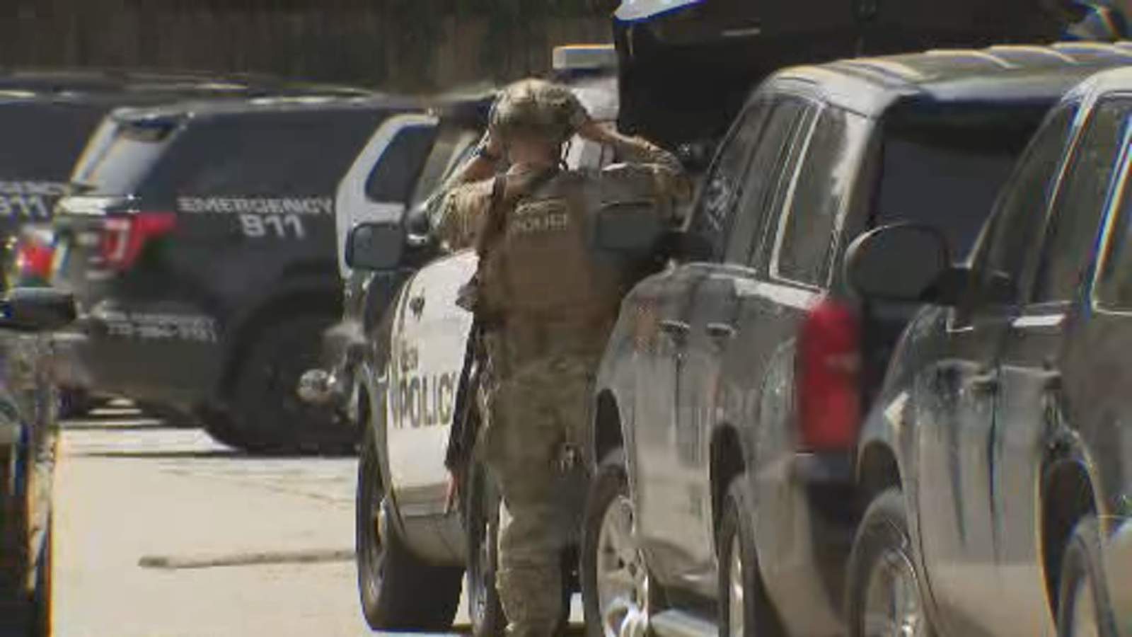 ‘He’s just going through a crisis:’ SWAT scene ends peacefully with military vet in custody