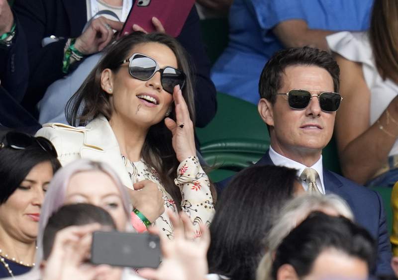 The Latest: Royal, Hollywood glitz at Wimbledon final