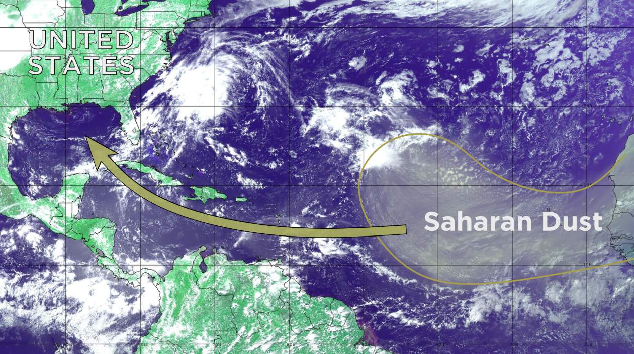 Ask 2 Weather: Is there a correlation between Saharan dust storms and tropical activity in the Atlantic Ocean?