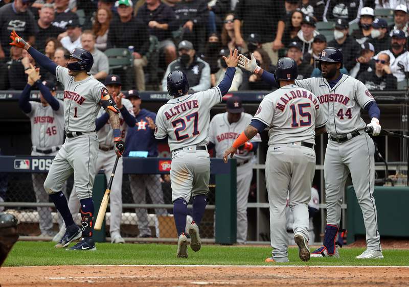 ASTROS WIN THE ALDS: Houston defeats Chicago 10-1 to advance to American League Championship Series